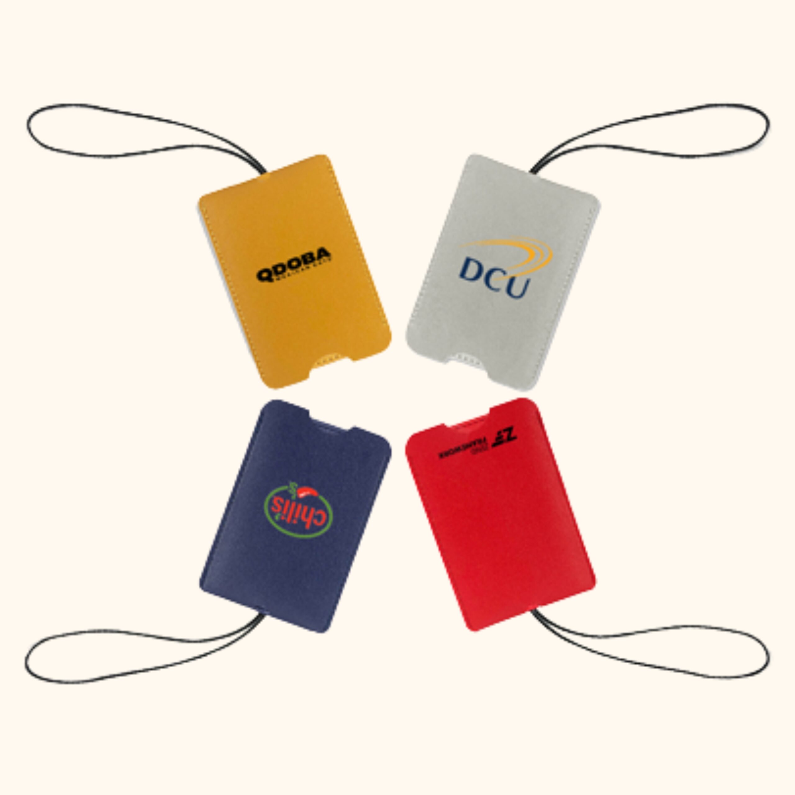 VOYAGE PU LEATHER LUGGAGE TAG HOLDER - HTG004 - Image 2