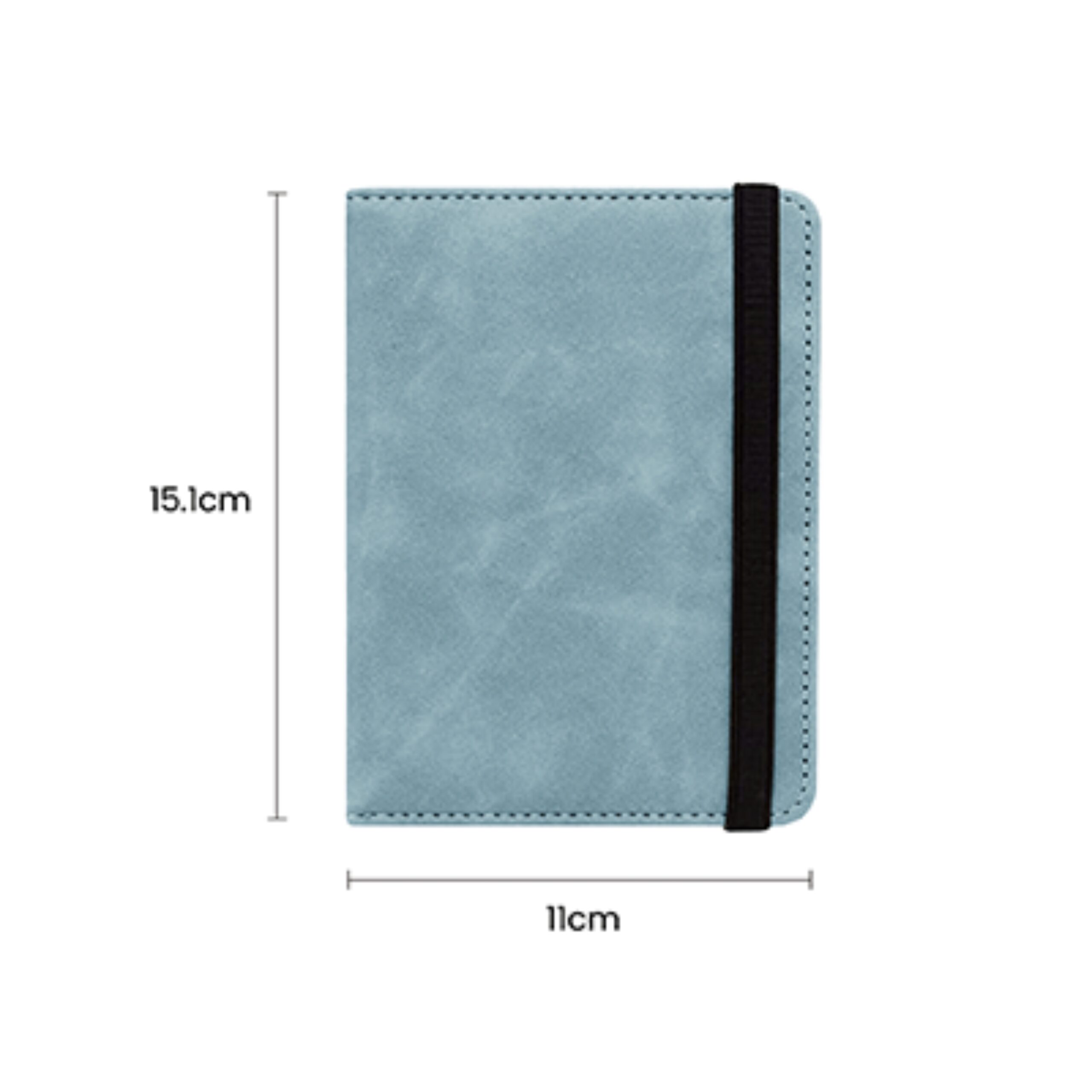SECURE LEATHER TRAVEL PASSPORT WITH CARD HOLDER - HTG002 - Image 4