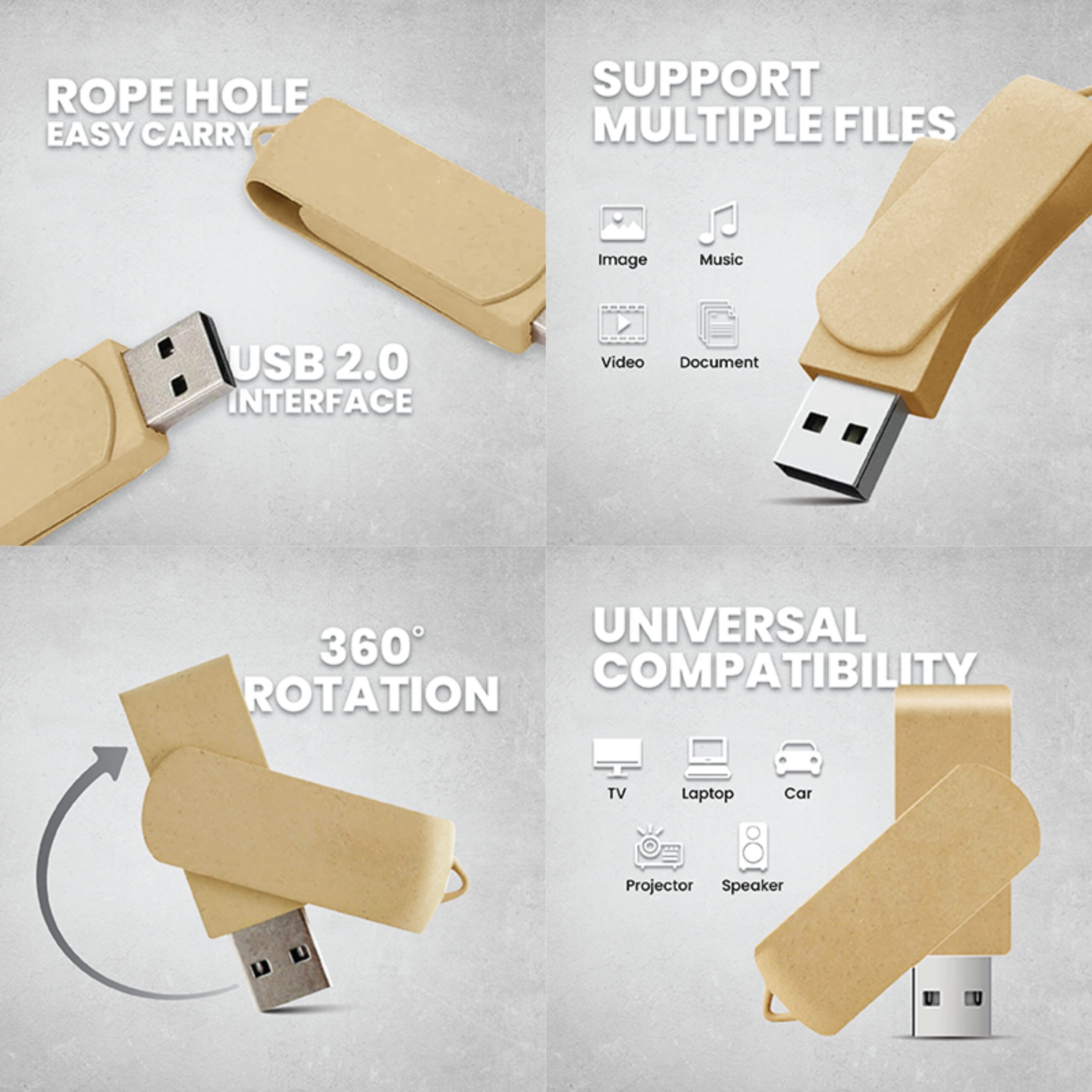 ECOPIVOT USB FLASH DRIVE 32G - HED003 - Image 2