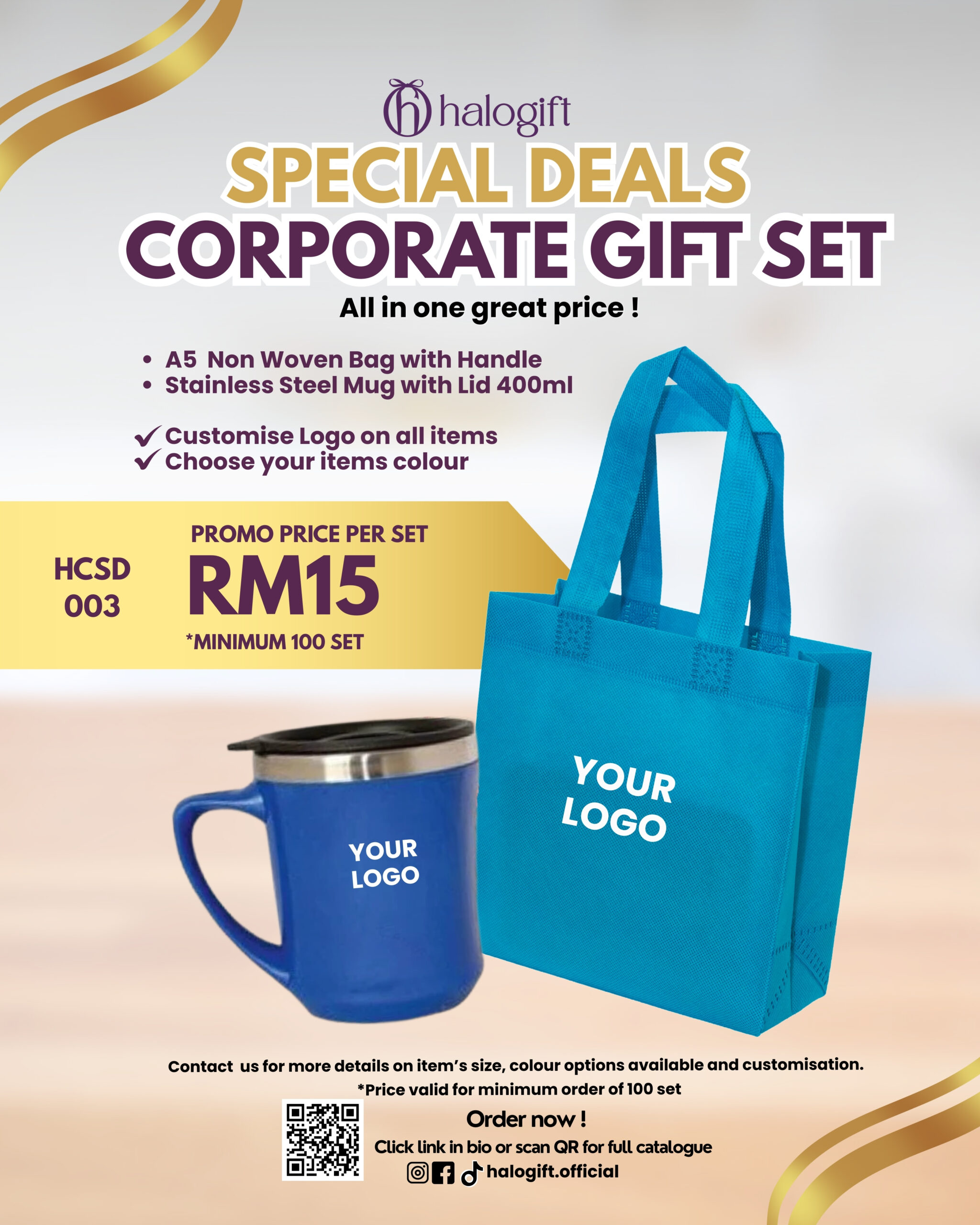 SPECIAL DEAL- CORPORATE GIFT SET HCSD003