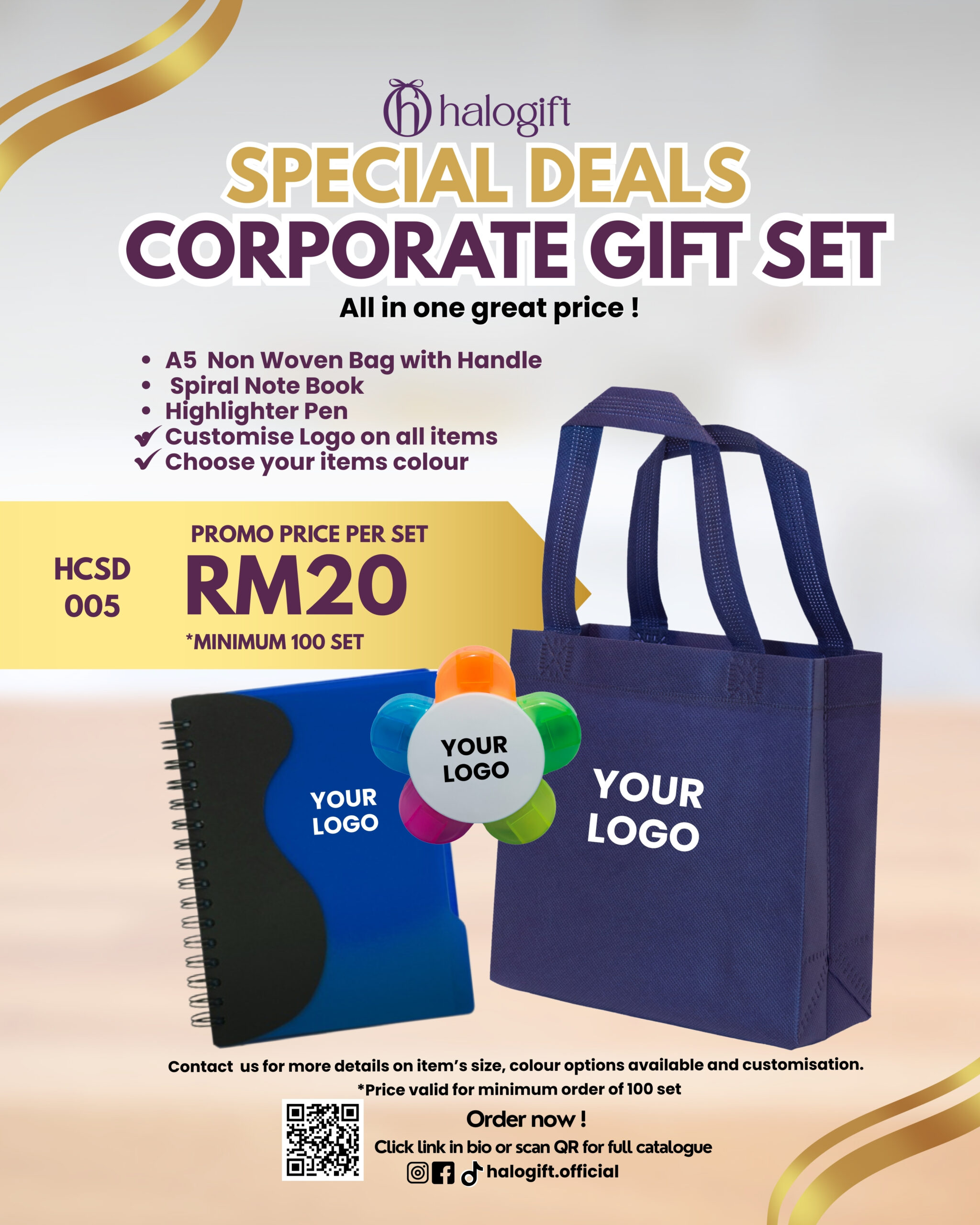 SPECIAL DEAL- CORPORATE GIFT SET HCSD005